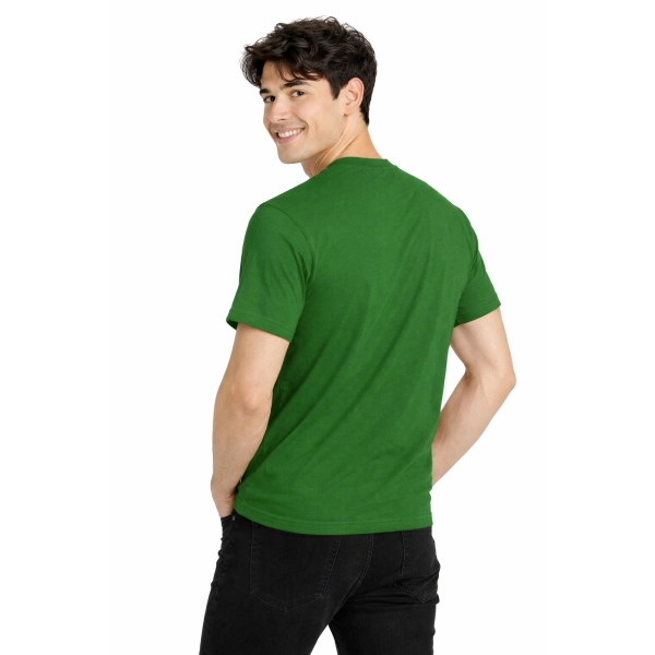 T-shirt męski PREMIUM z krótkim rękawem zielona butelka 100% bawełna 190g roz. XXL